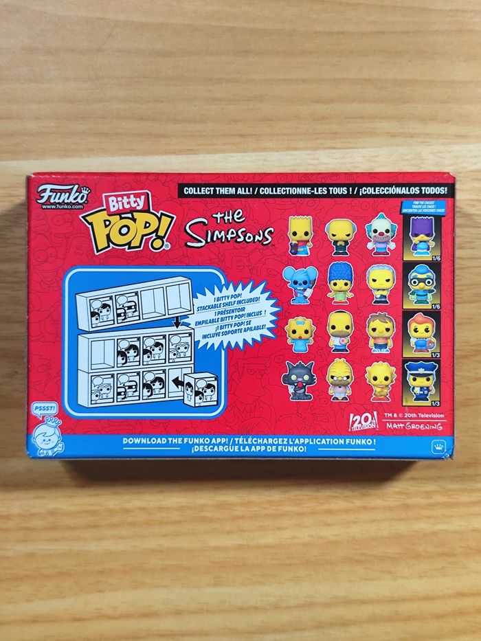 Bitty Pop! The Simpsons - Pack 4 Figurines (Bart Simpson, Mr. Burns, Krusty The Clown, Chief Wiggum) - photo numéro 7