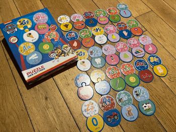 Puzzles des lettres Pat patrouille Nickelodeon 3 ans