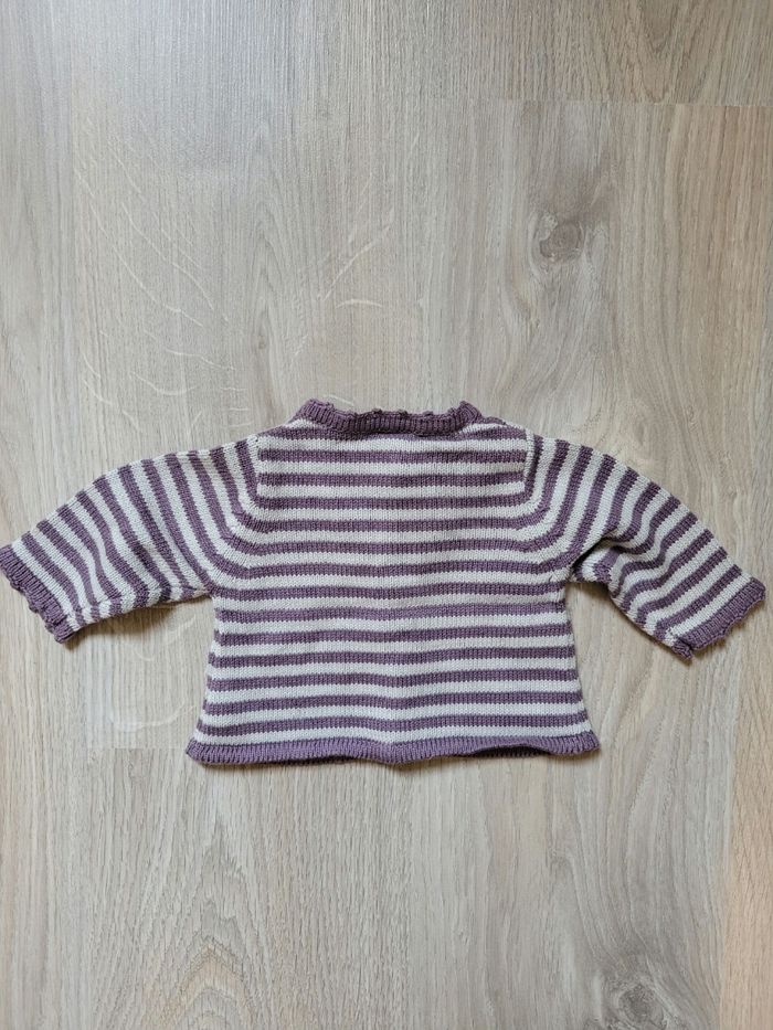 Gilet Naissance 50 cm Petit Bisou - photo numéro 3