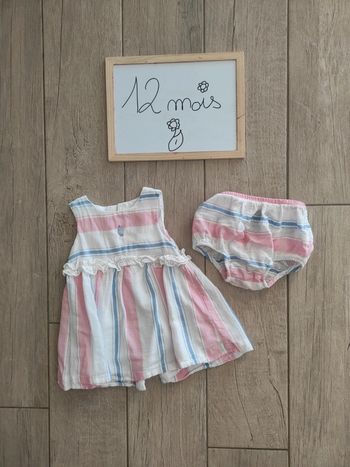 Robe été 12 mois sergent major hippocampe