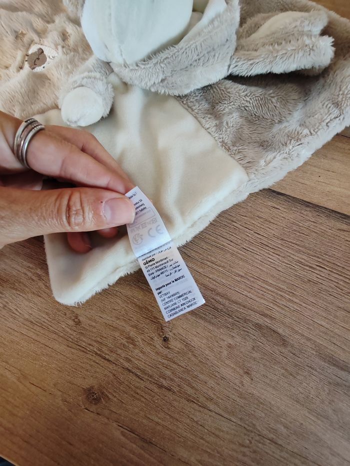 Doudou ours déguisé en lapin Gémo - photo numéro 3