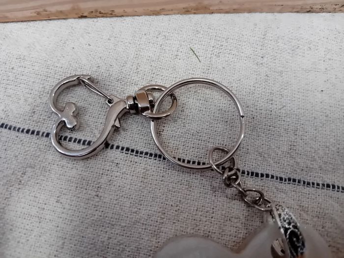 Porte clé cœur maman d'amour - photo numéro 5