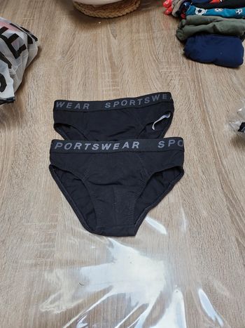 Slip noir garçon 8-10 ans zeeman