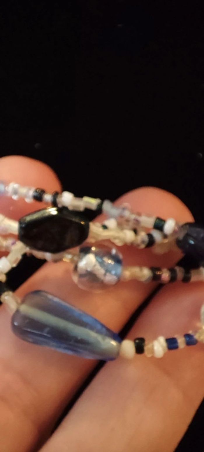 Collier perle rocaille et verre - photo numéro 7