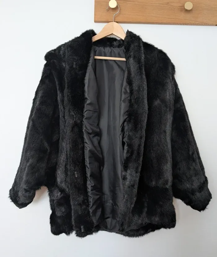 Manteau vintage en fourrure