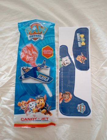 Avion en carton fin Pat Patrouille