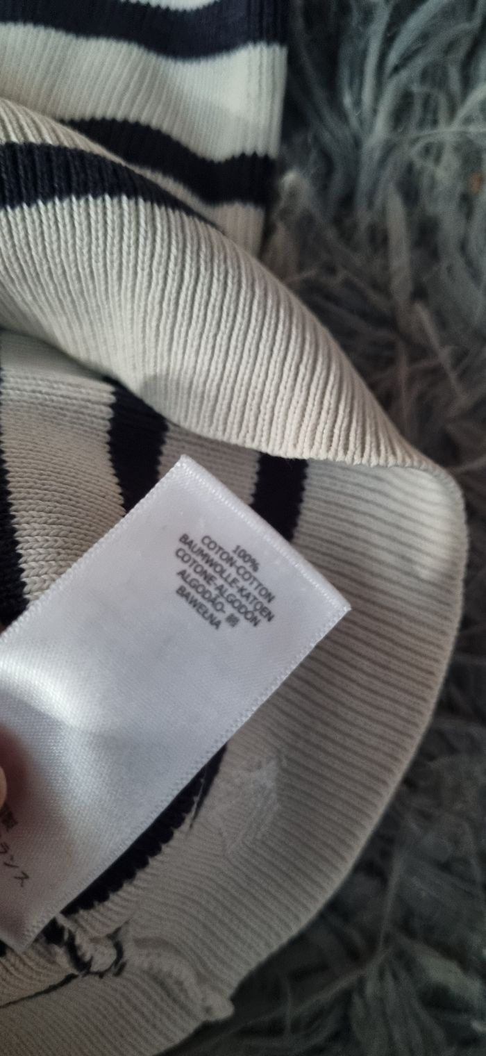 Pull côtelé à rayures style Marin 5ans mixte - photo numéro 6