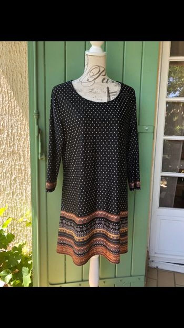 Robe fluide ethnique mexican  40/42 - photo numéro 2