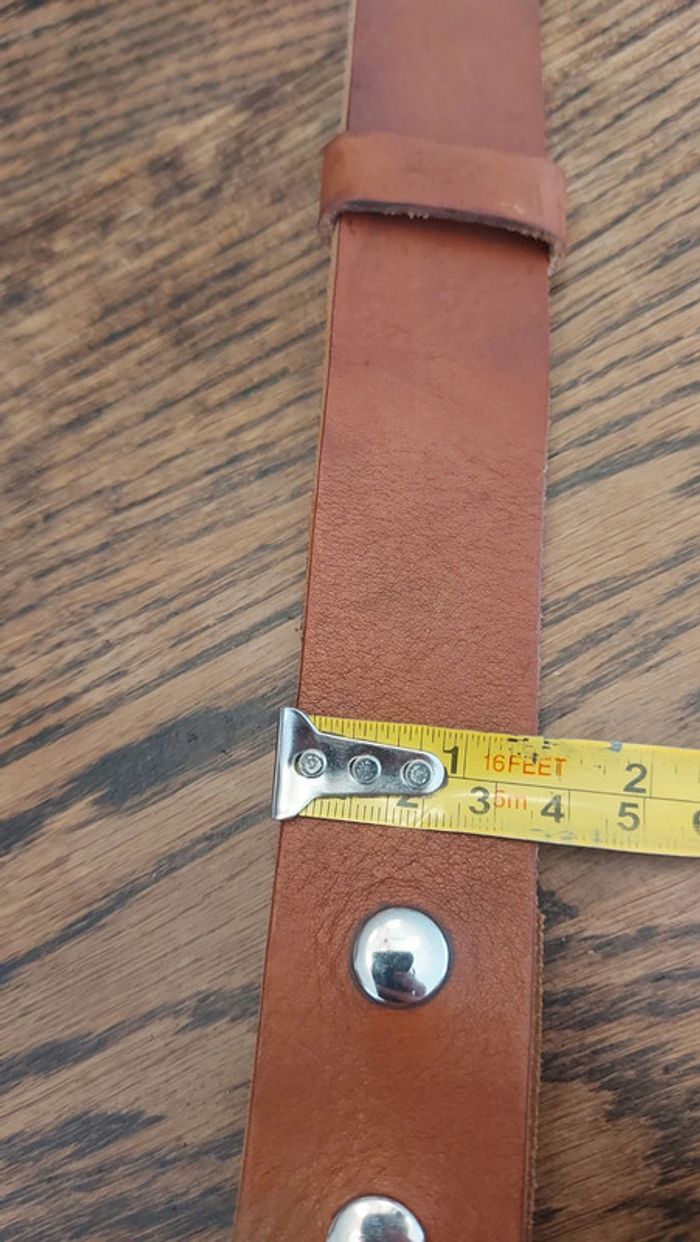 Ceinture Japan Rags cuir Marron 70cm - photo numéro 10