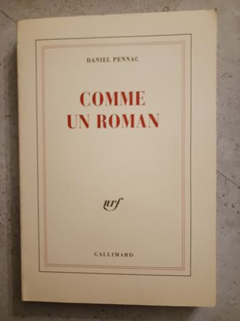 livre comme un roman Daniel Pennac