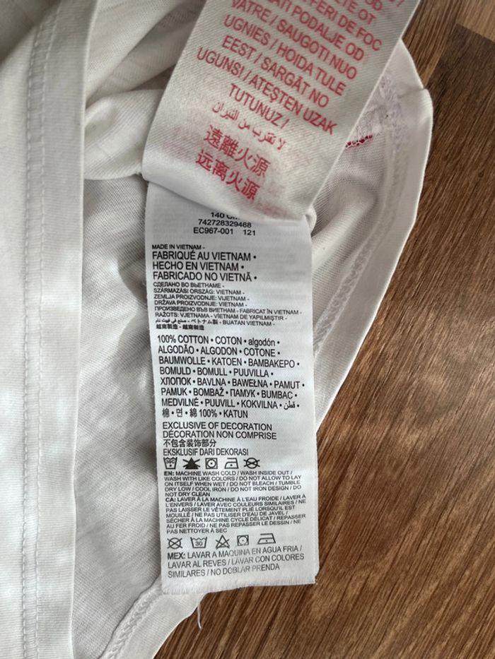 Tee shirt fille manches courtes Levi’s 10 ans - photo numéro 6