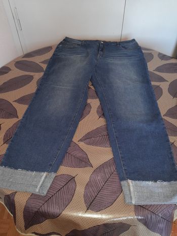 Jeans bas retroussé 