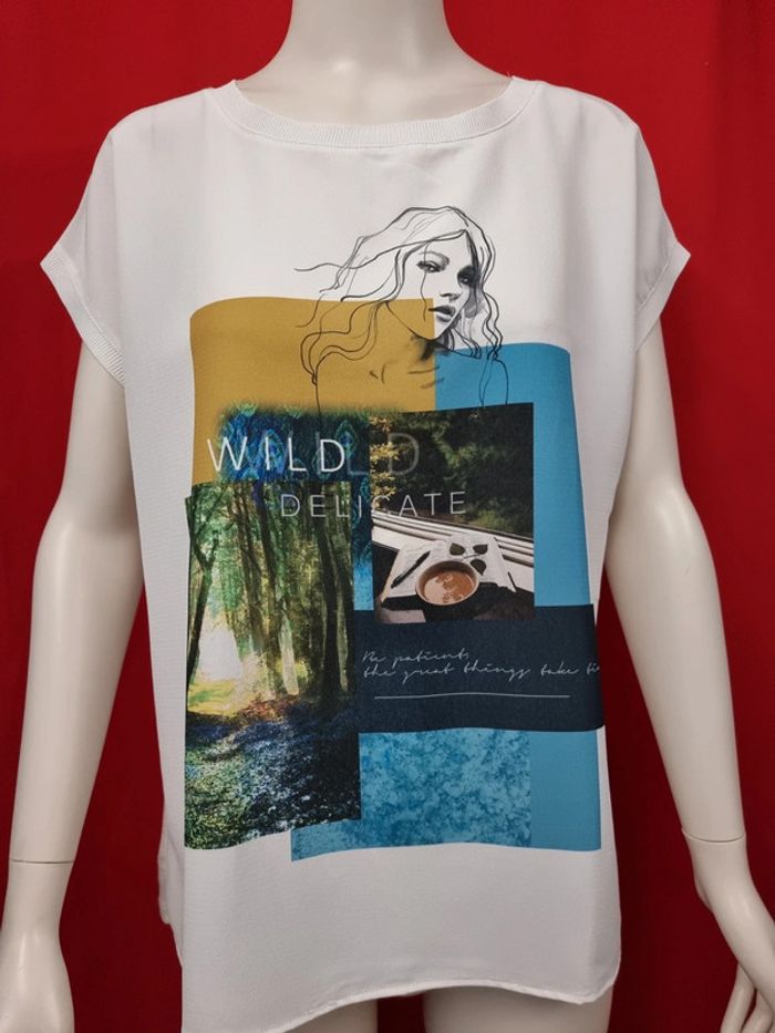 Phildar blouse motif devant * taille L * - photo numéro 2