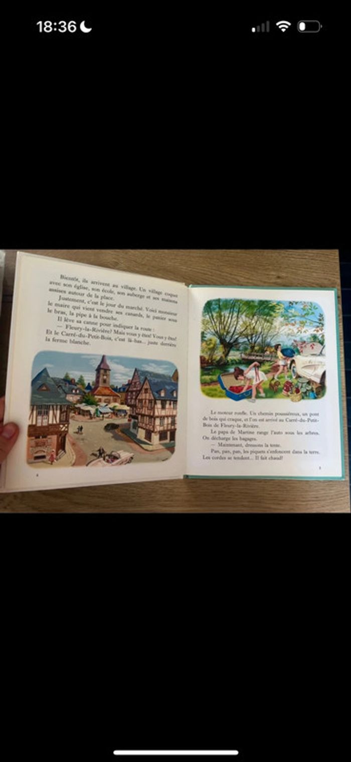 Livre Vintage Martine fait du camping pour Enfants - photo numéro 6