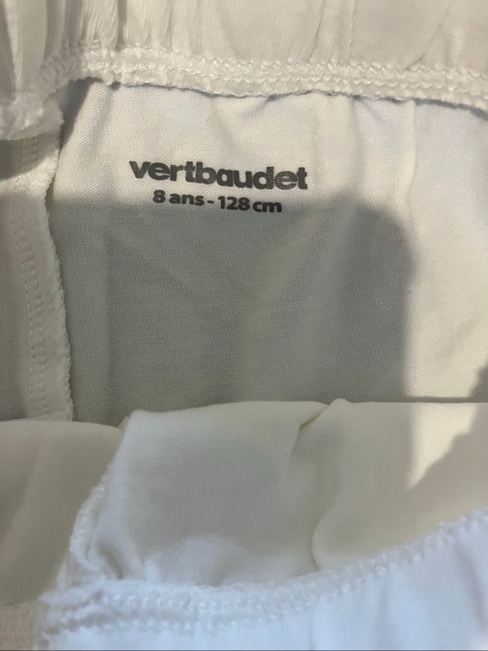 Legging blanc neuf 8 ans Vertbaudet - photo numéro 7