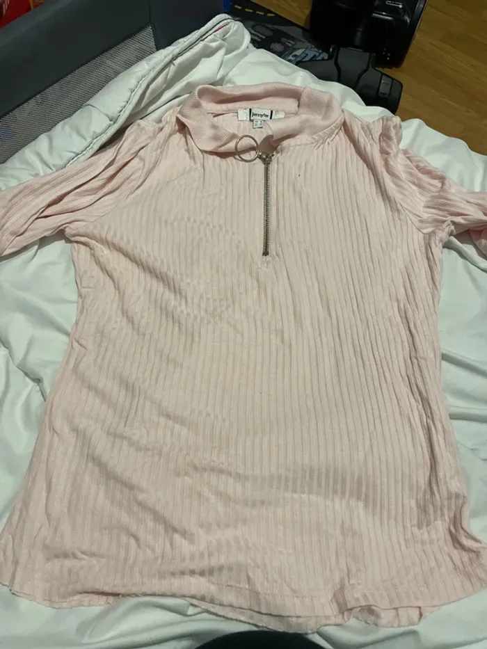 Tee shirt femme rose