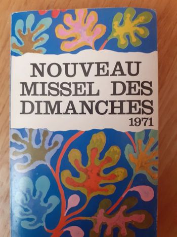 Nouveau missel des dimanches 1971