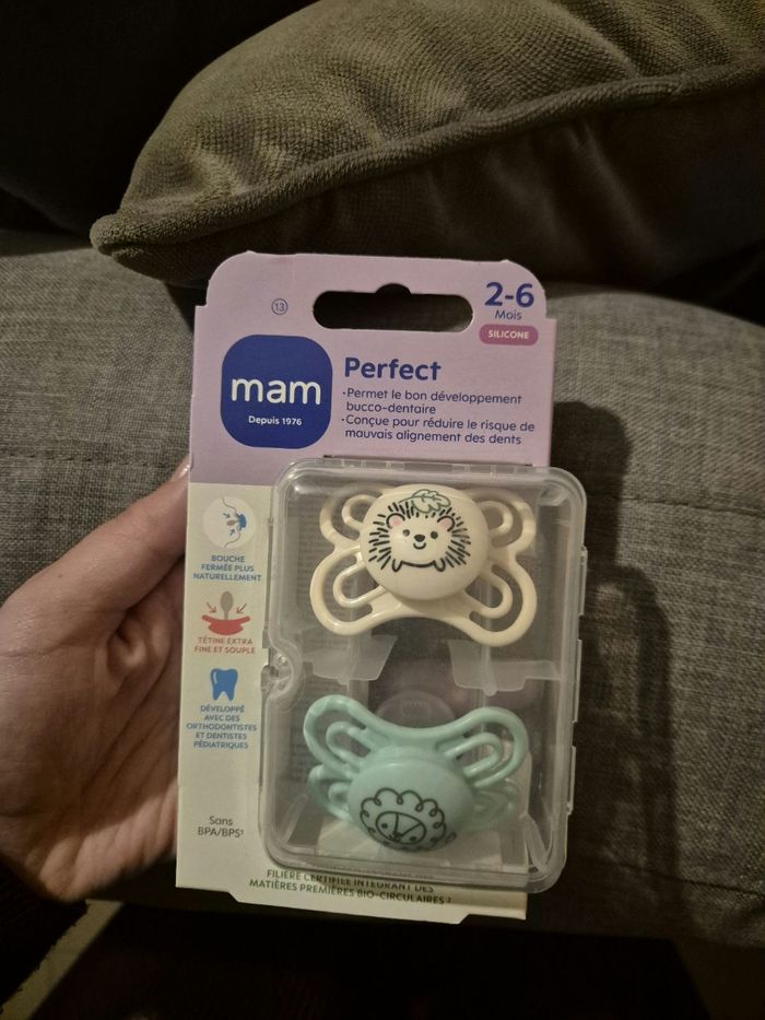 Tétines MAM Perfect  2-6 Mois