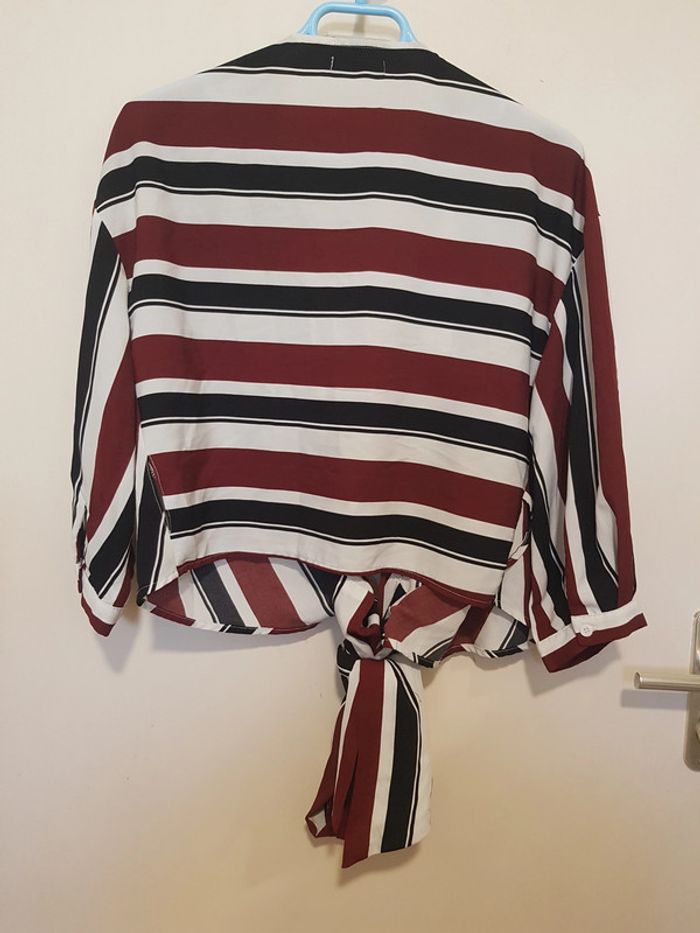 Blouse à nouer autour de la taille - photo numéro 6