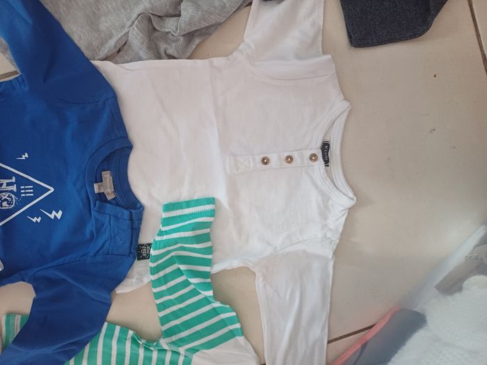 Lot 11 tee shirts manches longues bébé garçon - photo numéro 6