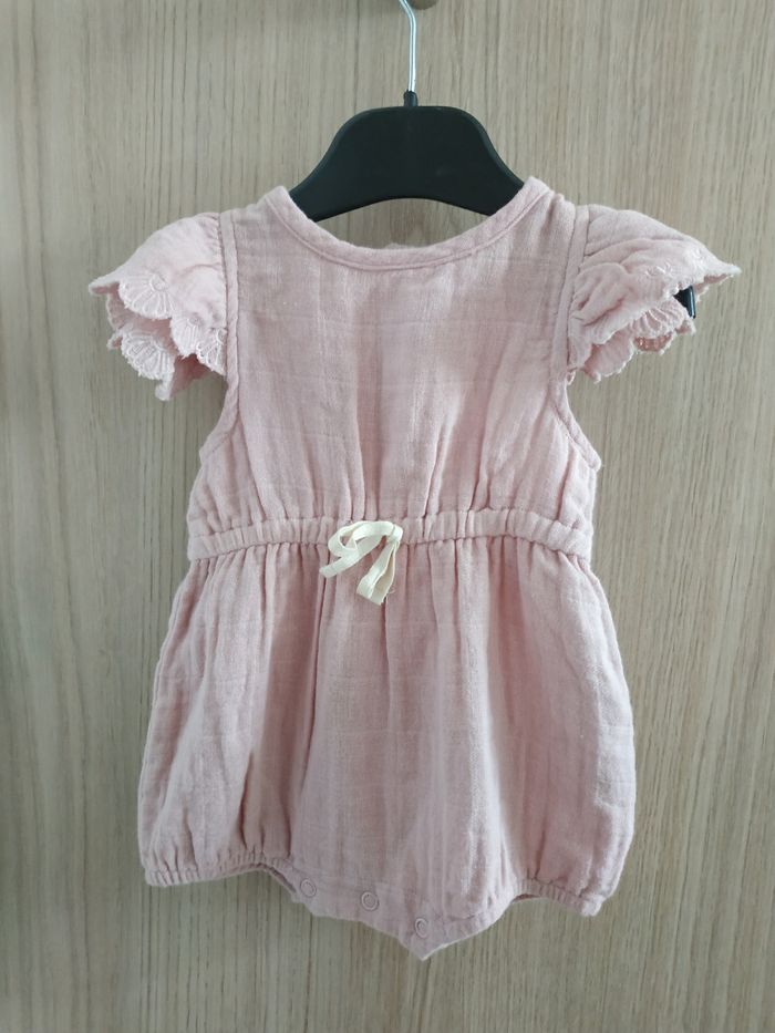 Combishort bébé fille