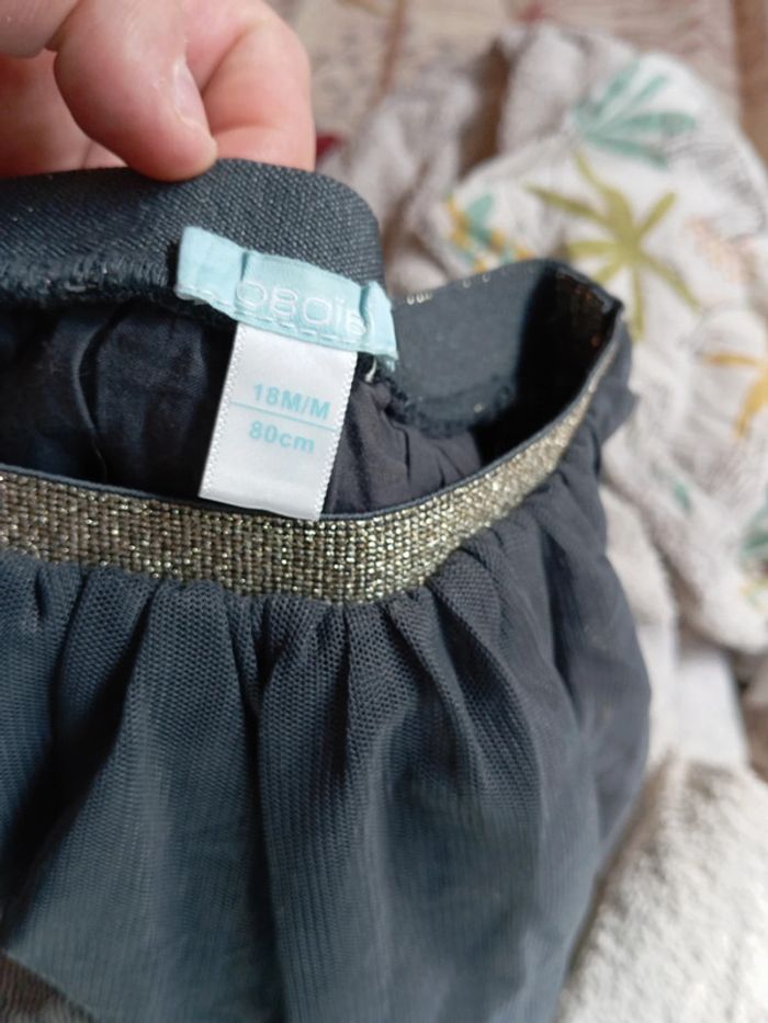 Jupe esprit Tutu en tulle détail strass doré - photo numéro 5