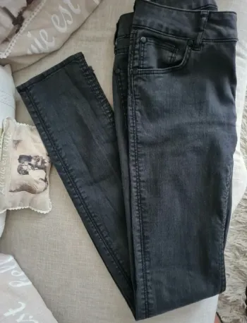 Jeans gris foncé Promod Taille 38