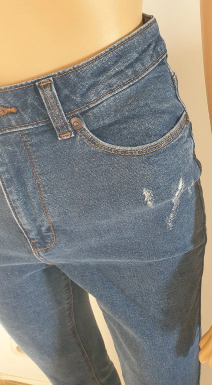 💜 Jean skinny fit / coupe très ajustée stone taille S 36 Kiabi #emyfleury_36femme - photo numéro 3