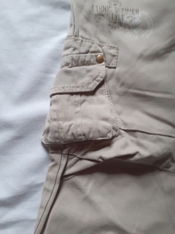Pantalon beige à poches - photo numéro 2