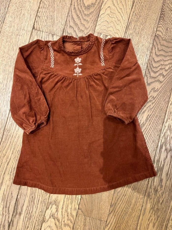 Robe velours 24 mois kiabi
