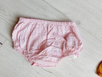 Vêtement bébé fille short culotte rayé rose et blanc Sergent Major 18 mois