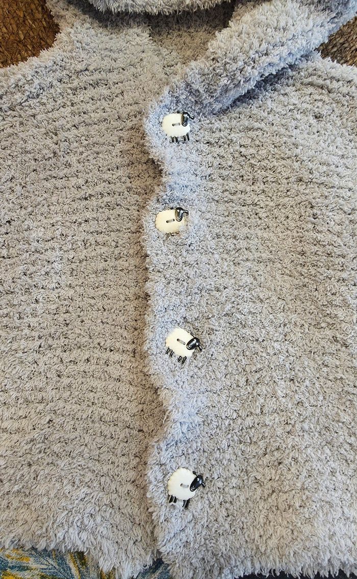 Veste bleu/gris 2-3 ans - photo numéro 2