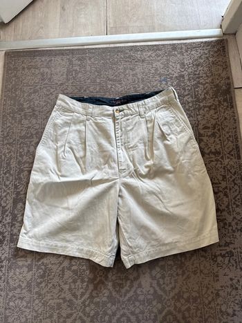 Short Tommy Hilfiger beige – Taille 42 FR – Look chic décontracté