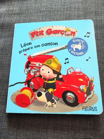 Livre sonore " Léon et son camion"