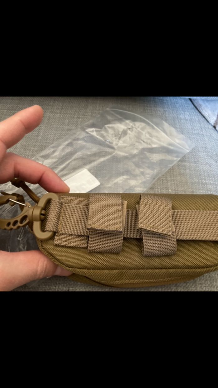 Etui à lunette armée, Camouflage tactique militaire NEUF Kaki - photo numéro 6
