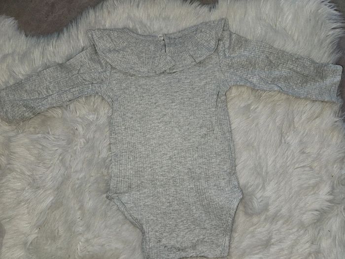 Barboteuse grise bébé - Taille 60 cm (3 mois) NEUVE - photo numéro 3