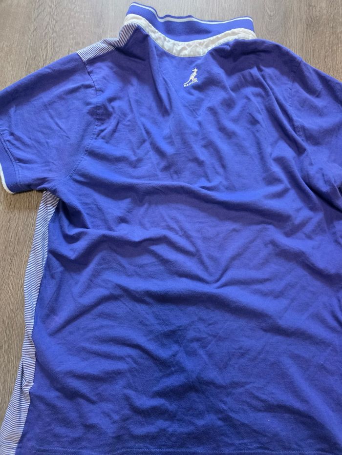 Polo bleu kangol très bon état taille M - photo numéro 2