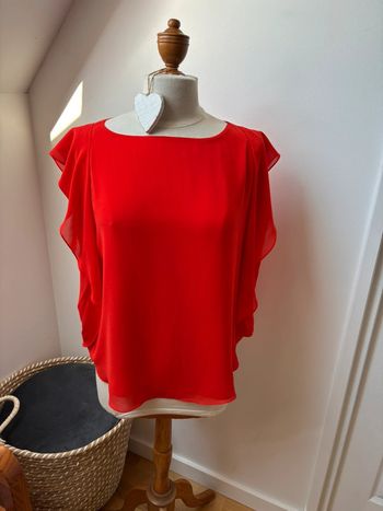 Sublime blouse volantée - Sisley - M
