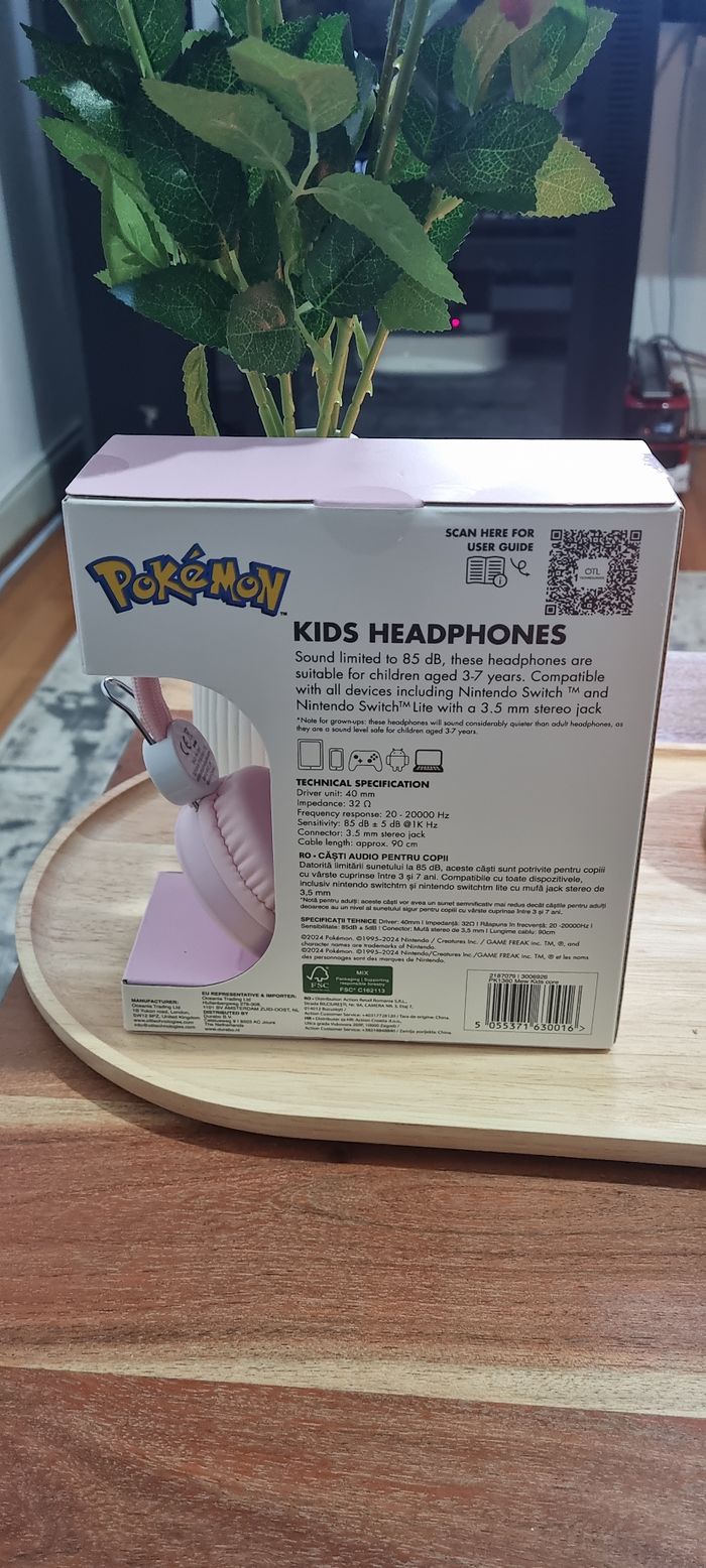 Casque audio pour enfant Pokemon Mew rose - photo numéro 3
