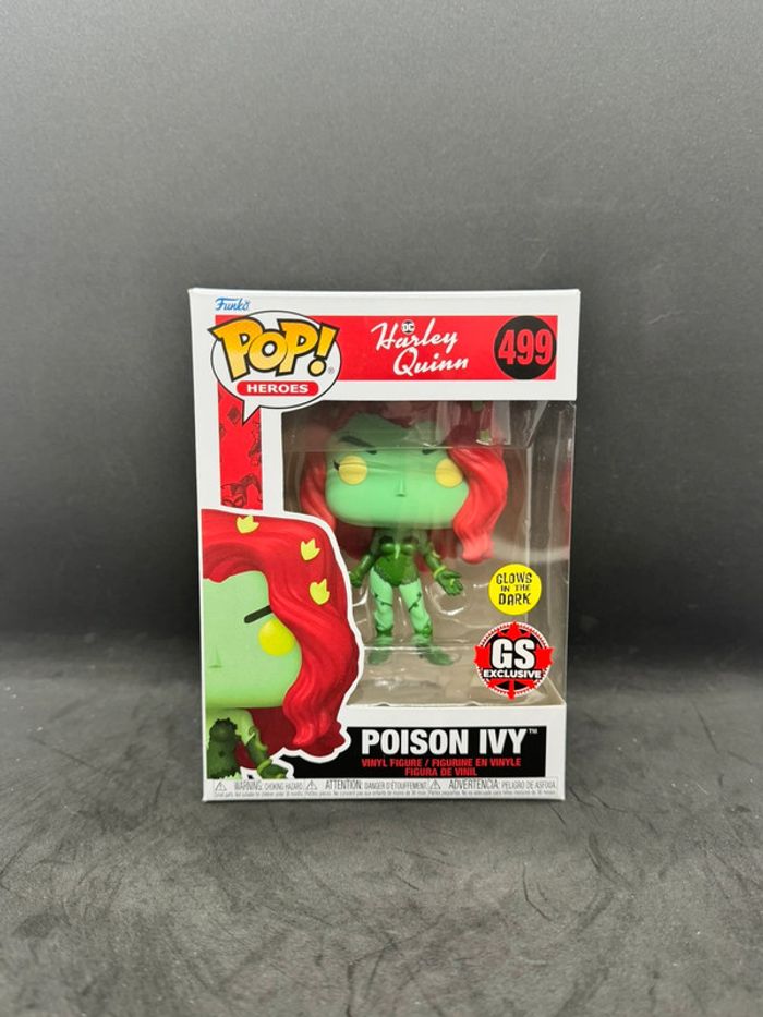 Funko pop DC Comics Harley Quinn Pouson Ivy 499 Glow GameStop - photo numéro 2
