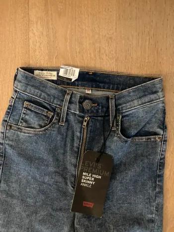Levi’s stretch extra high rise slim through hip and thigh