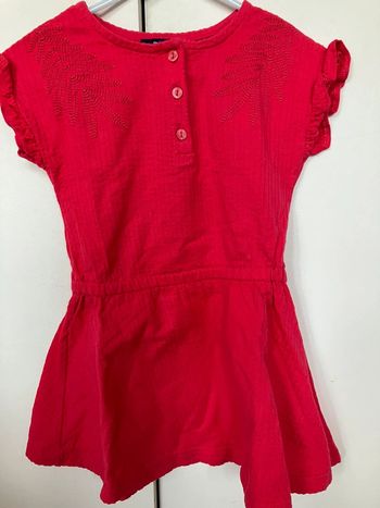 Robe été manches courtes neuve  Okaidi 3 ans