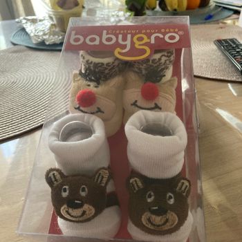 Lot de 2 paires de chausson