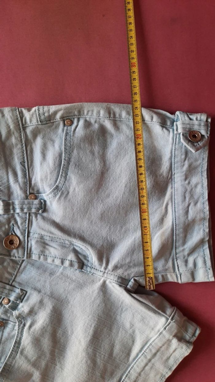 Short bleu clair - photo numéro 5