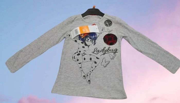 Tee-shirt fille " Miraculous " manches longues