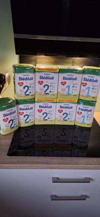 Boite de Blédilait 1er âge et 2éme âge