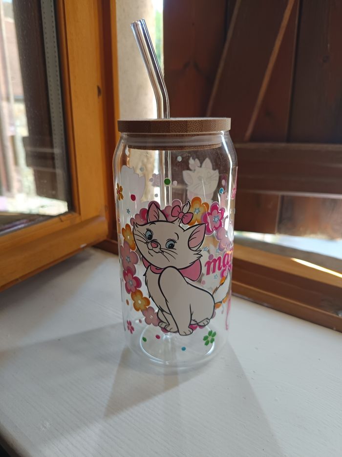 Verre a paille marie