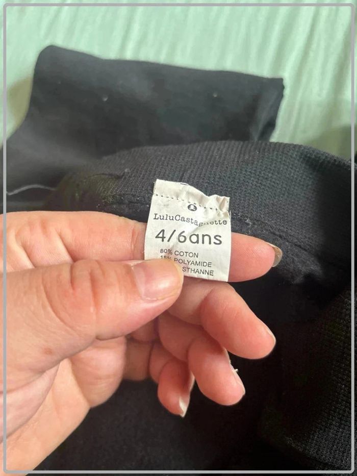 Leggings polaire taille 4-6ans lulu castagnette - photo numéro 2