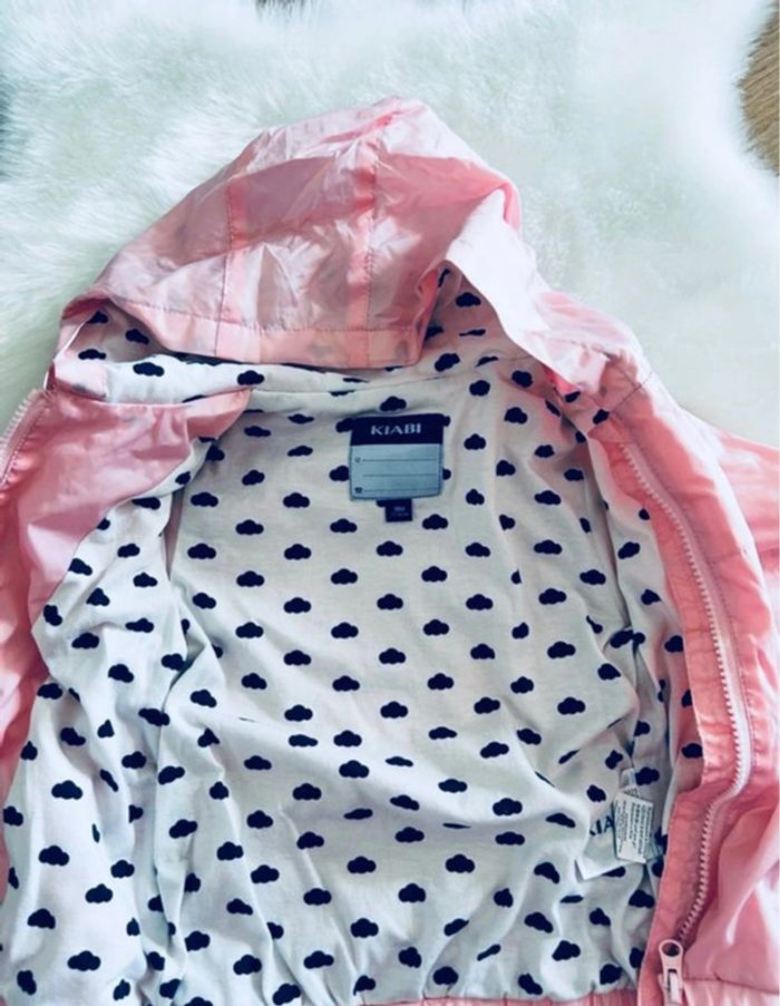 Veste coupe vent capuche imperméable kiabi 18mois - photo numéro 2