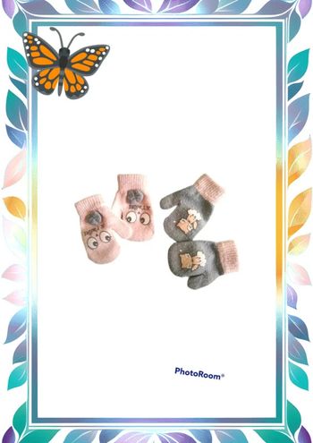 2 paire de moufles
